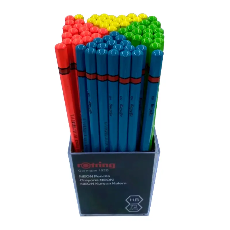 Rotring Neon Gövde Kurşun Kalem HB 72 Li Paket