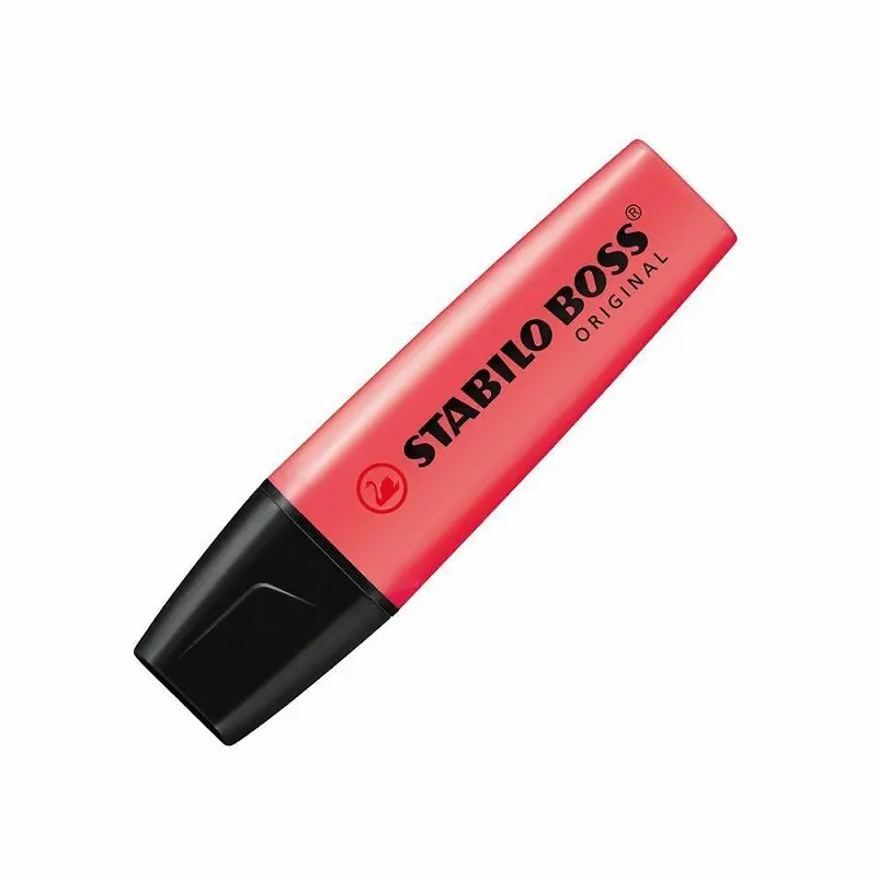 Stabilo 70/140 Boss Original Fosforlu Kalem Pastel Kırmızı 10 Lu Kutu
