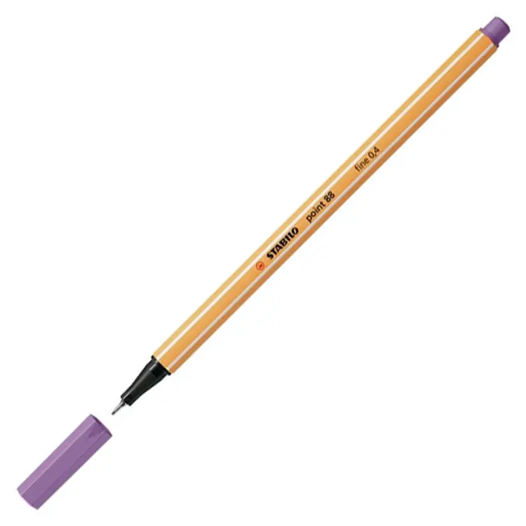 Stabilo Point 88/62 İnce Uçlu Keçeli Kalem 0.4mm Menekşe 10 Lu Kutu