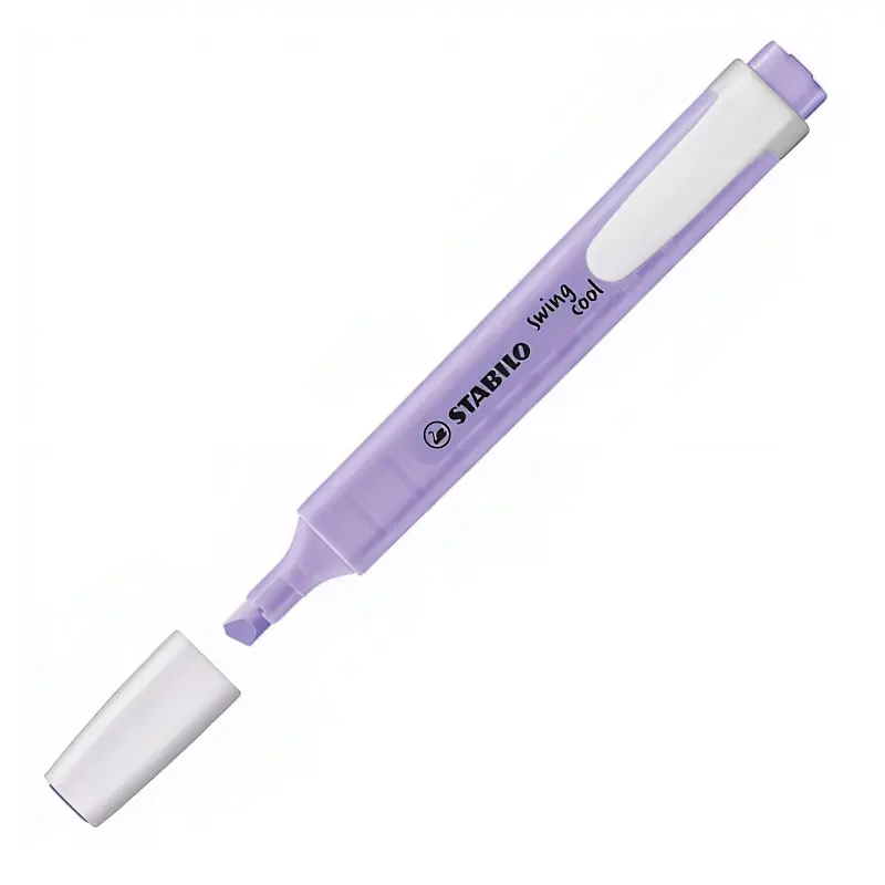 Stabilo 275/155-8 Swing Cool Fosforlu Kalem Pastel Lila 10 Lu Kutu
