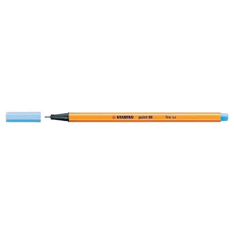 Stabilo Point 88/11 İnce Uçlu Keçeli Kalem 0.4mm Buz Mavisi 10 Lu Kutu