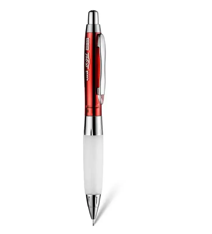 Uni-Ball Shaka HD M5-618GG 0.5 mm Versatil Kalem Krom Kırmızı