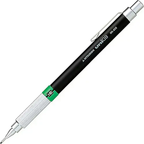 Uni-Ball Mitsubishi M9-552 0.9 mm Versatil Kalem Siyah