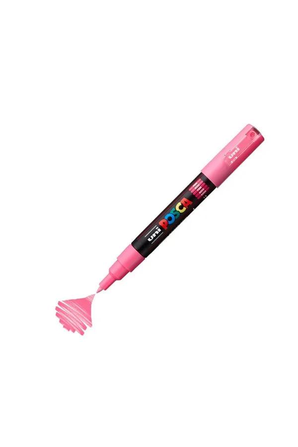 Uni-Ball Posca PC-1M 0.7mm Su Bazlı Poster Markörü Pembe 6 Lı Kutu