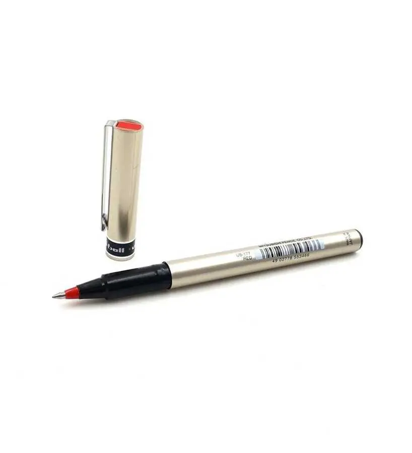 Uni-Ball Fine Deluxe UB-177 0.7 mm Roller Kalem Kırmızı 12 Li Kutu