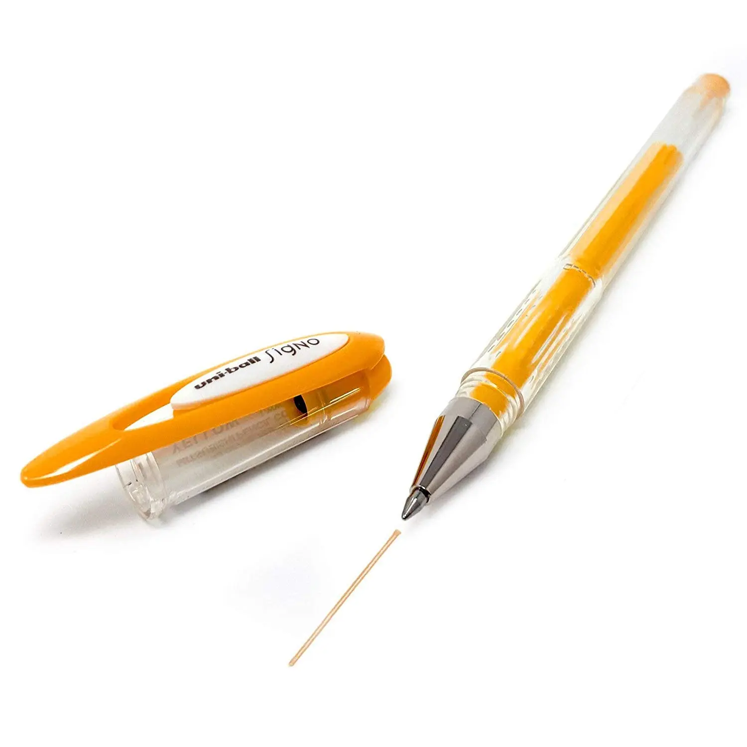 Uni-Ball Signo Angelic Colour UM-120AC 0.7 mm Jel Mürekkepli Roller Kalem Turuncu 12 Li Kutu
