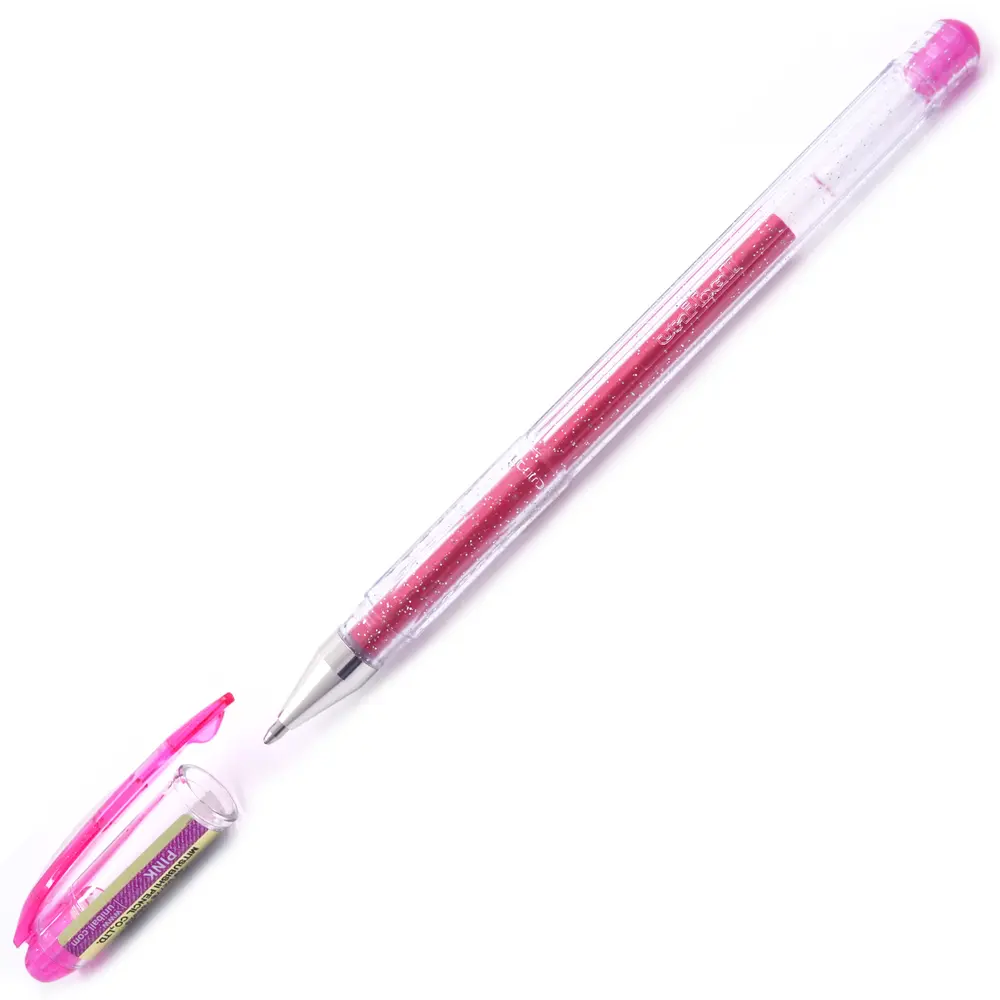 Uni-Ball Signo Sparkling UM-120SP 1.0 mm Simli Jel Mürekkepli Roller Kalem Pembe 12 Li Kutu