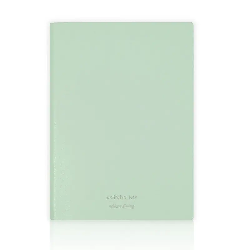 Victoria Journals Softtons Esnek Kapak 14.8x21cm A5 80gr. 128 Yaprak Çizgili Defter Yeşil