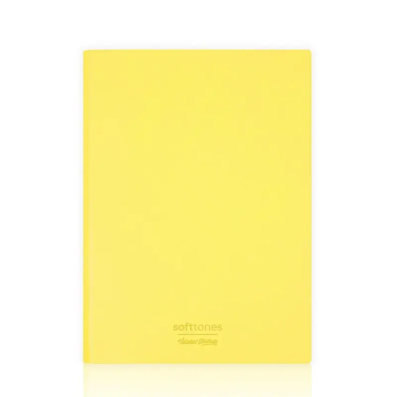 Victoria Journals Softtons Esnek Kapak 14.8x21cm A5 80gr. 128 Yaprak Çizgili Defter Sarı