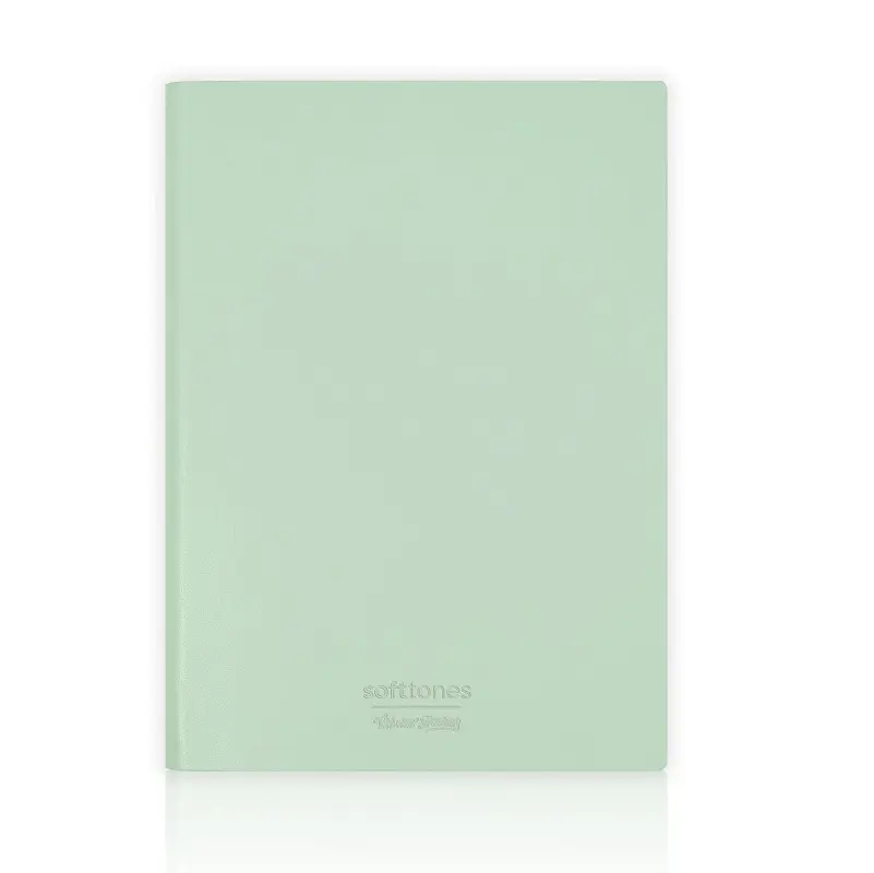 Victoria Journals Softtons Esnek Kapak 17x25cm B5 80gr. 128 Yaprak Çizgili Defter Yeşil
