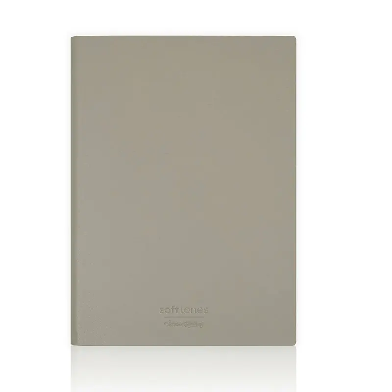 Victoria Journals Softtons Esnek Kapak 17x25cm B5 80gr. 128 Yaprak Çizgisiz Defter Bej