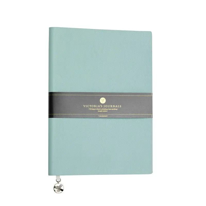 Victoria's Journals Smyth Classic Esnek Kapak Çizgili Defter 14.8x21cm 96 Yaprak Açık Mavi